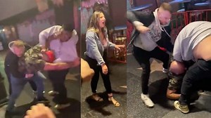 The Commentary Tho: Dude Gets The Taste Slapped Out Him For Allegedly Trying To Swing On A Girl!