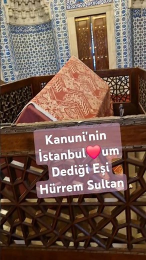 THE TOMB THAT SULEIMAN HAD BUILT FOR HIS WIFE #hurremsultan #istanbul #kanunisultansuleyman #sule...