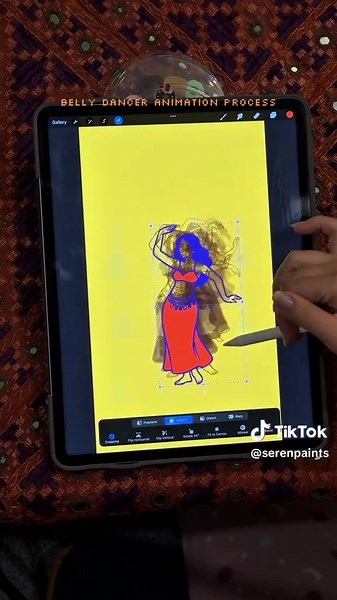 Belly Dancer Animation Process Explained
