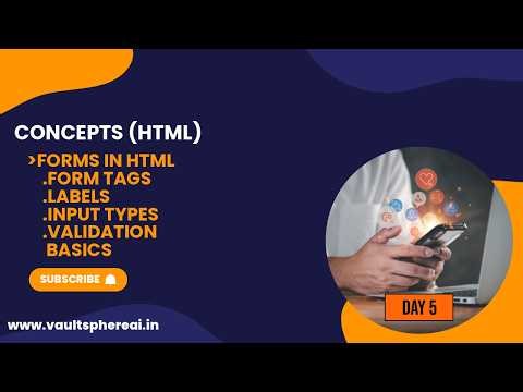 12/05/2026 | Web Development Day 5 | HTML Forms & Input Types | Build Registration Form
