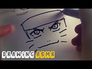 ASMR ✏️ Drawing Anime Characters For You (Pen Sounds)