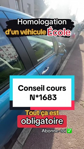 Pour qu’une voiture double commande d’auto-école, soit homologuée, il y a plusieurs critères à respecter, administrativement et réglementairement. Si tu n’as pas tout ça, tu es en infraction 😬⚠️ Abonne toi, c’est légal 🤣🤣🤣 #autoecole #conduite #permisdeconduire #permis #samir