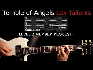 Temple of Angels Lex Talionis Guitar Lesson / Guitar Tab / Guitar Tabs / Guitar Chords Guitar Cover