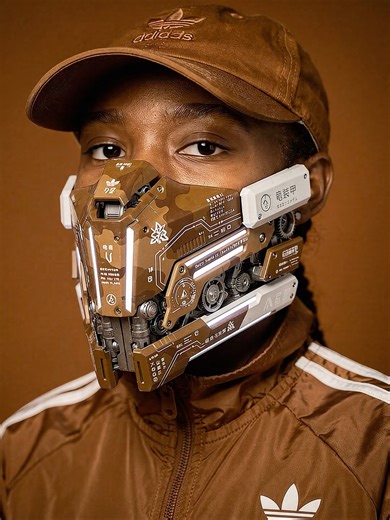 INKMANIAC•AI•DESIGNS | The Future Is Now: Cyber Masks 🌐✨ Which one will you choose to match your digital frequency? Let me know your pick in the comments below!... | Instagram