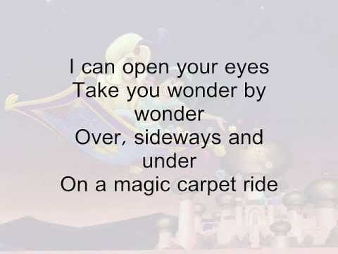 A Whole New World- Aladdin + Lyrics