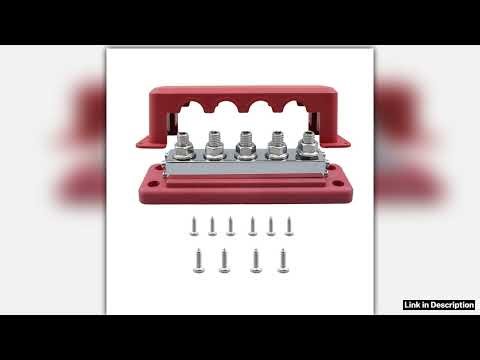 M10 Power Distribution Block Bus Bar 24V Buss Bar 600A Electrical Terminal Block for Caravan Truck