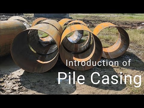 Casing Used In Pile Foundation (Pile Liner) #CivilEngineering#