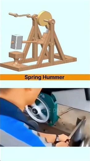 Spring 🔗 hummer 🔨mechanism #automobile #3d #3danimation #3dprinting #engineering #mechanical#machine