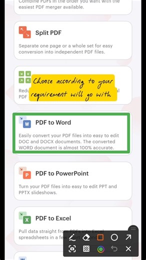 Free PDF to Word in Seconds (iLovePDF, 2026) #shorts#ytshorts#viral