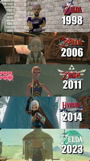 Evolution of Impa #thelegendofzelda
