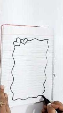 Front page border design idea's #art #frontpage #diy #drawing #school #college