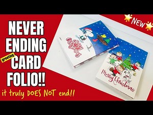 🌟NEW🌟 Wait Until You See This Folio Made From Greeting Cards!!