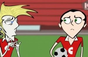 VIDEO: Manchester United striker stars in his own cartoon