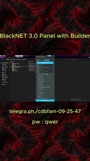 BlackNET 3.0 Panel with Builder | Educational Cybersecurity Overview