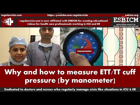 Why and how to measure ETT/TT cuff pressure in ICU - by manometer | RegularCrisis