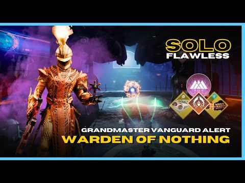 Eunoia Hellion & Finality Auger Solar Turrets on Warlock - Solo GM "Warden of Nothing" - Destiny 2