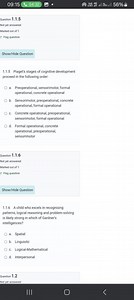 Piaget's stages of cognitive development proceed in the followi... | Filo