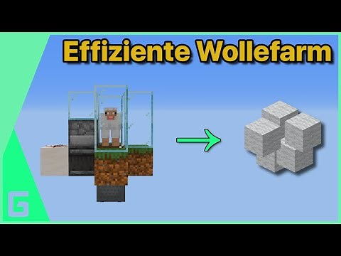Wollefarm (vollautomatisch) für die 1.17 - 1.18+ !! | Minecraft