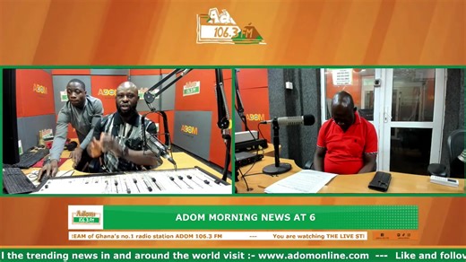 Adom Morning News At 6 ( ( ( LIVE ) ) ) on Ghana's🇬🇭 no.1 radio📻 station Adom 106.3 FM with Nana Osei Ampofo Adjei and Baffuor Owiredu-Amoh. Wednesday, 14th January, 2026. More news - https://www.adomonline.com Follow Adom 106.3 FM channel on WhatsApp: https://whatsapp.com/channel/0029VaBGI2HLCoWtlU49WL2r Subscribe to our YouTube Channel for more exciting content www.youtube.com/@AdomFMGH #LikeCommentShare #MorningNews #Ghana #AdomOnline #AdomFM #NhyiraFM | Adom 106.3 FM
