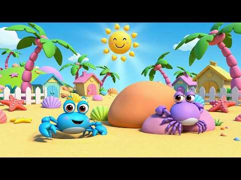 Five Little Crabs Click Click Click | Counting 1-5 & Underwater Adventure