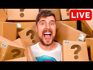 Opening 1,000 Mystery Art Boxes | ‪@MrBeast‬