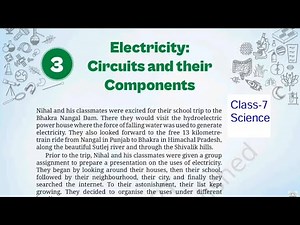 Electricity: Circuits and their Components / Class-7 Science NCERT Chapter-3 Explanation By-KV Tchr
