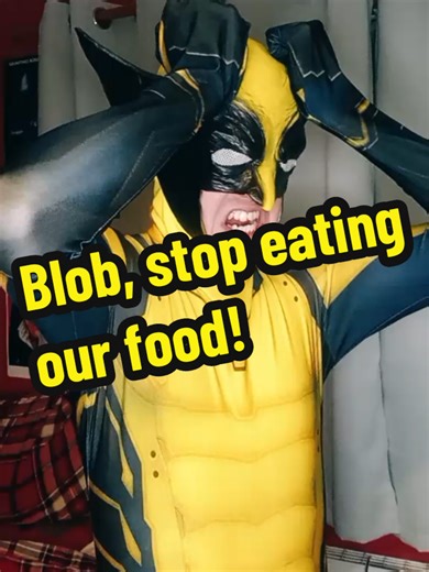 Blob, stop eating! #xmen #wolverine #cyclops #cosplay #foryoupage