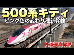 【鉄道写真】500系キティ編成を編成写真で狙う！