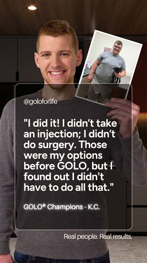 GOLO for Life® on Instagram: "Our champions 💪 are real people like KC — not celebrities. 🌟 Start your own GOLO® journey to weight loss and better health waiting in our bio."