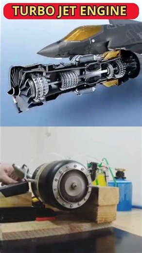 Realistic Animation of Jet Engine Working - Turbine, Combustion, Airflow, and Thrust Explained