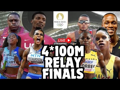 4*100M Relays LIVE| Paris 2024| Olympics Watch Party