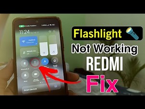 flashlight not working in redmi note 7 pro