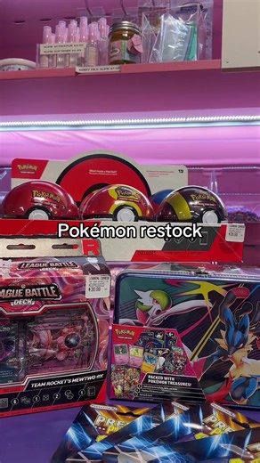 Pokémon restock at learning express toys! Come test your luck 🍀 🩷 #pokemon #pokemoncards #pokemontiktok #pokemoncommunity #learningexpresstoys