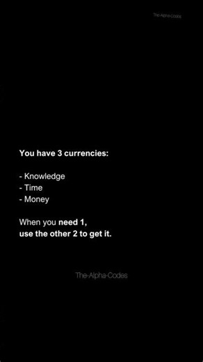 You Have 3 Currencies | The-Alpha-Codes I #Shorts #ViralShorts