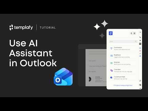How to Use the Templafy AI Assistant in Outlook