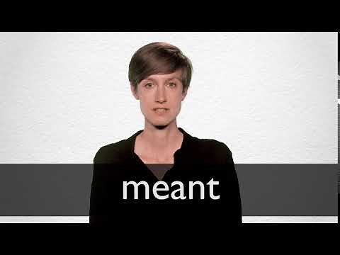 How to pronounce MEANT in British English