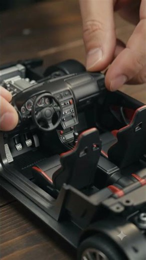 🔥 Building an Amazing Model Car by Hand! 🚗
