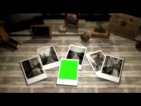 4K Photo Slideshow Green Screen Template, Intro Template, UHD