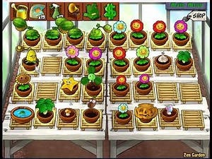 Complete Zen Garden Plants vs Zombies Grow Every Plant Successfully