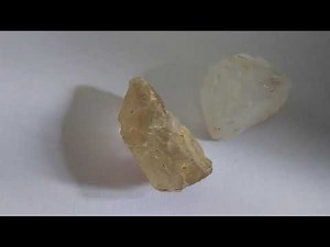 Easy scratch test at home for finding diamonds with normal glass and corrundum