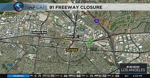 Drivers Beware: Stretch of 91 Freeway in Corona closed over weekend