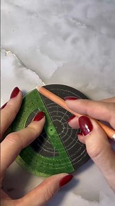 Mandala Tutorial | DOTTING MANDALA template ‪@Mandala.Dot_Art‬ #beginnerarttips #dotmandala #template