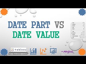 Date Part vs Date Value - Learn Tableau Core Concepts