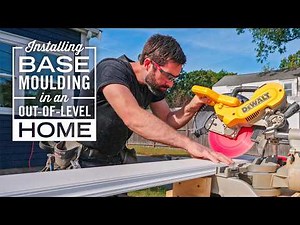 How to Install Base Moulding in an Out-of-Level Home (Without Compromising the Finish)