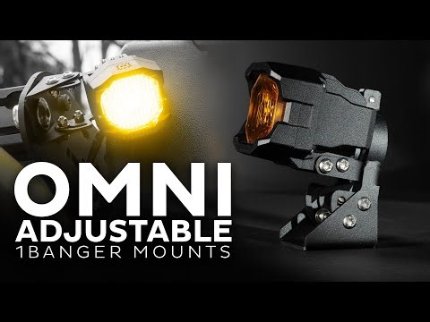 Introducing the Omni-Adjustable Mount for 1Banger LED Pods | The Best LED Pod Light Mounting Bracket