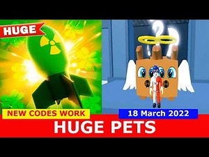*NEW CODES WORK* [HUGE PETS UPDATE] ALL CODES! Boom Simulator ROBLOX | 18 March 2022