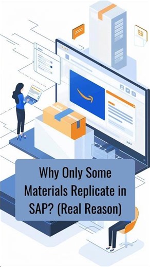 Why Only Some Materials Replicate in SAP? (Real Reason) | ZaranTech #shorts