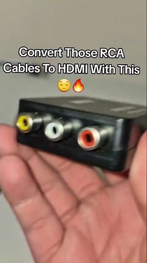 How to Convert RCA Cables to HDMI for Modern TVs#digitnow #hdmi #tech #convert