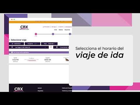 Cómo reservar tu shuttle | CBX