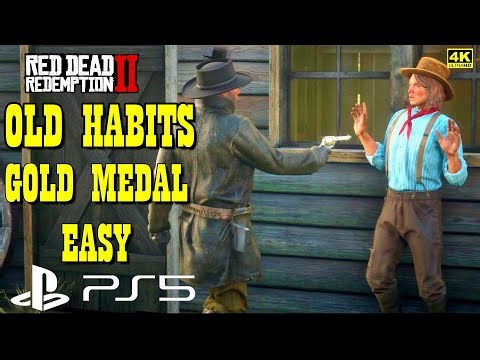 How to Beat Old Habits (Gold Medal) in RDR2 | Best Scenes Gaming